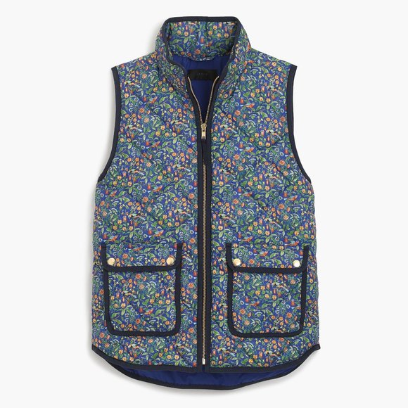 J. Crew Jackets & Blazers - J. Crew Excursion Vest In Liberty Catesby Floral S
